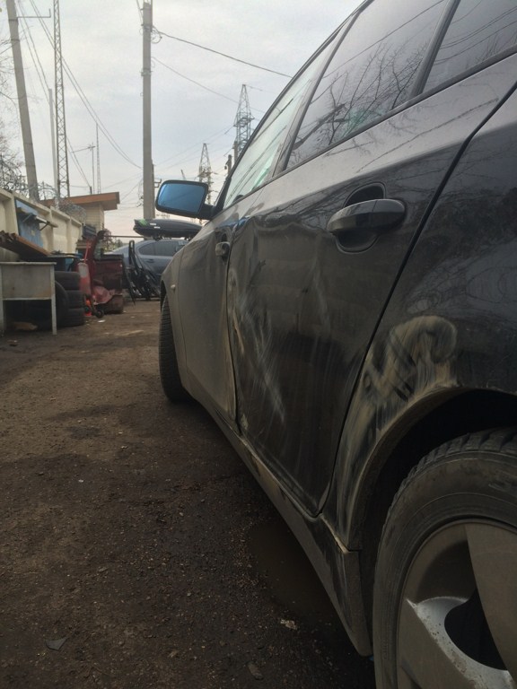 Декабрь 2015 Покраска двери BMW E60 034