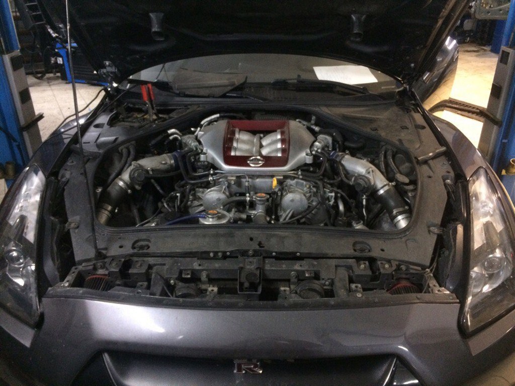Февраль 2017 Ремонт Nissan GTR 381